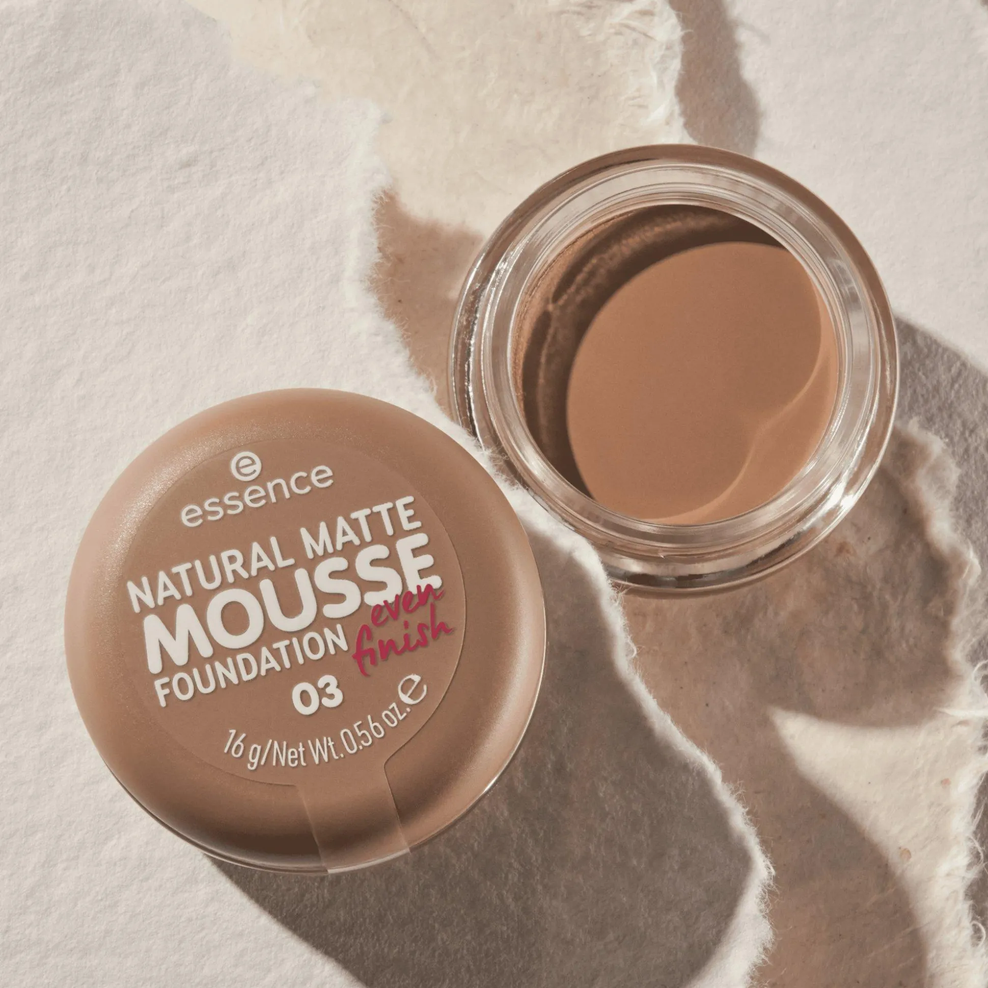 essence Foundation>NATURAL MATTE MOUSSE FOUNDATION 03 -