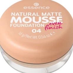 essence Foundation>NATURAL MATTE MOUSSE FOUNDATION 04 -