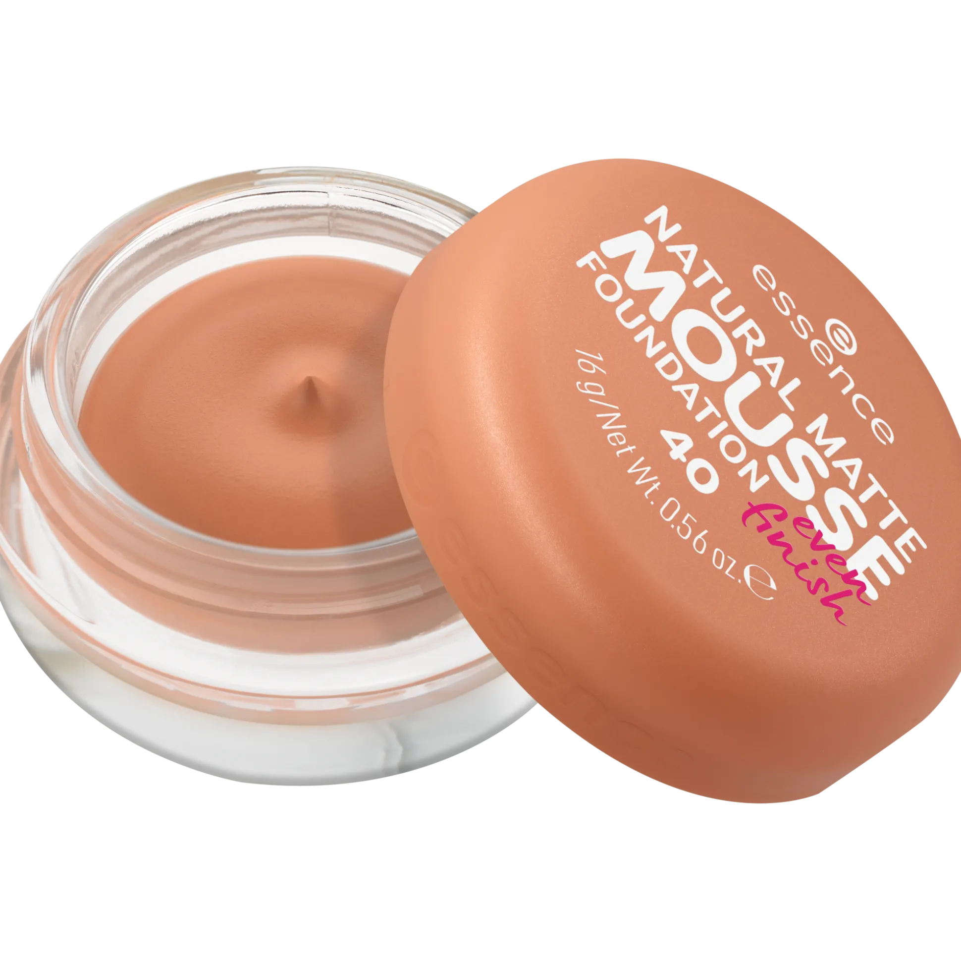 essence Foundation>NATURAL MATTE MOUSSE FOUNDATION 40 -