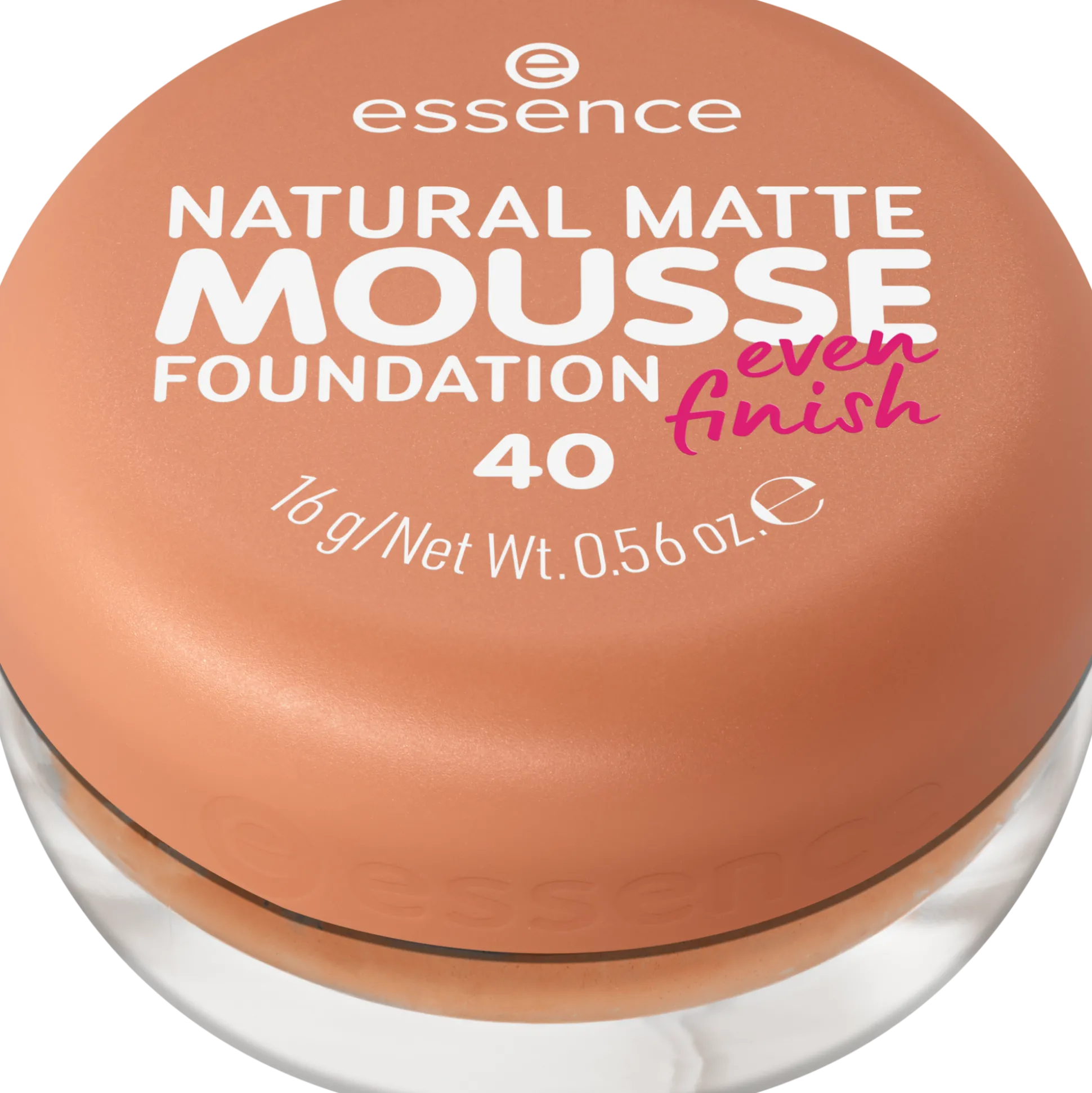 essence Foundation>NATURAL MATTE MOUSSE FOUNDATION 40 -