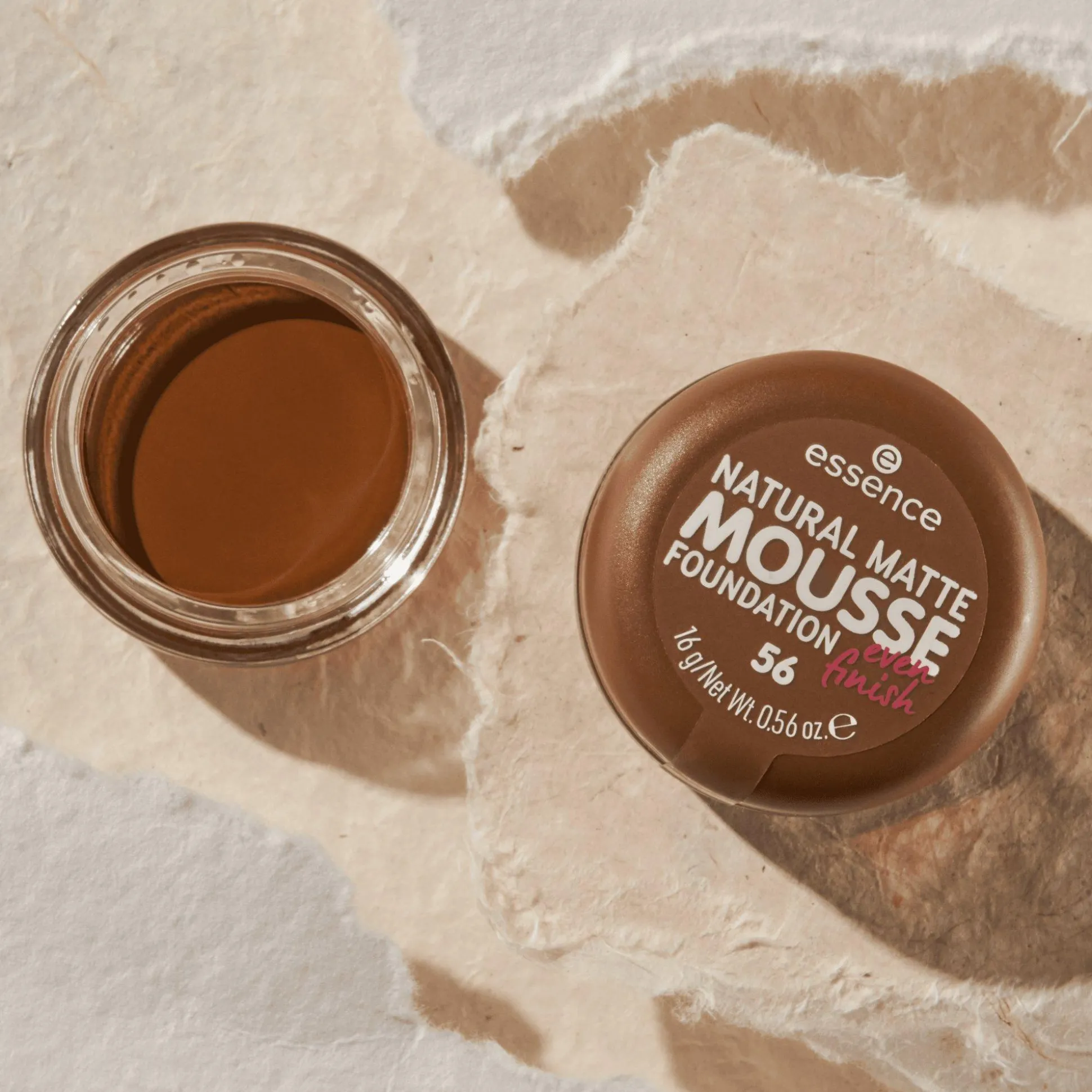 essence Foundation>NATURAL MATTE MOUSSE FOUNDATION 56 -