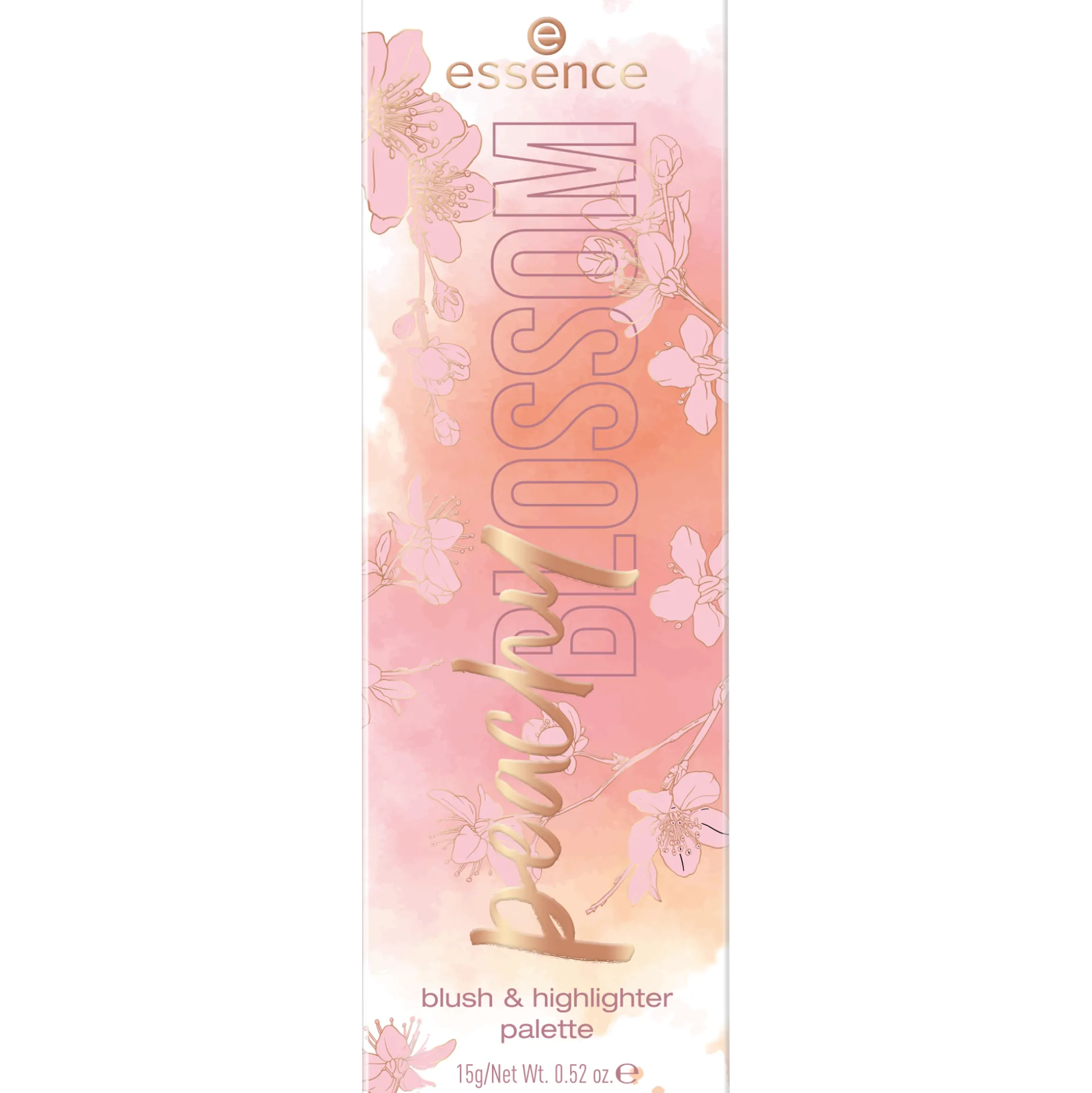 essence Blush>peachy BLOSSOM blush & highlighter palette