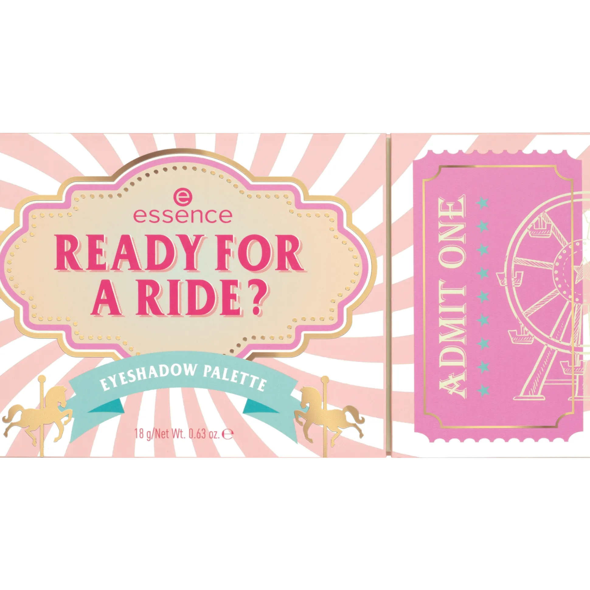 essence Lidschatten>READY FOR A RIDE? EYESHADOW PALETTE