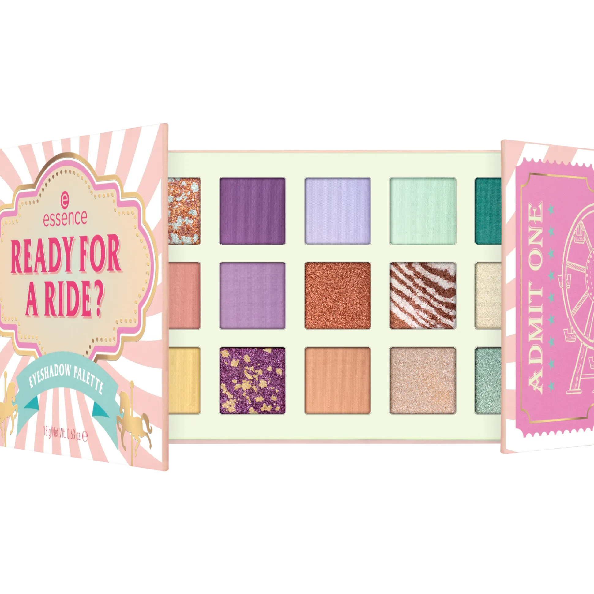 essence Lidschatten>READY FOR A RIDE? EYESHADOW PALETTE