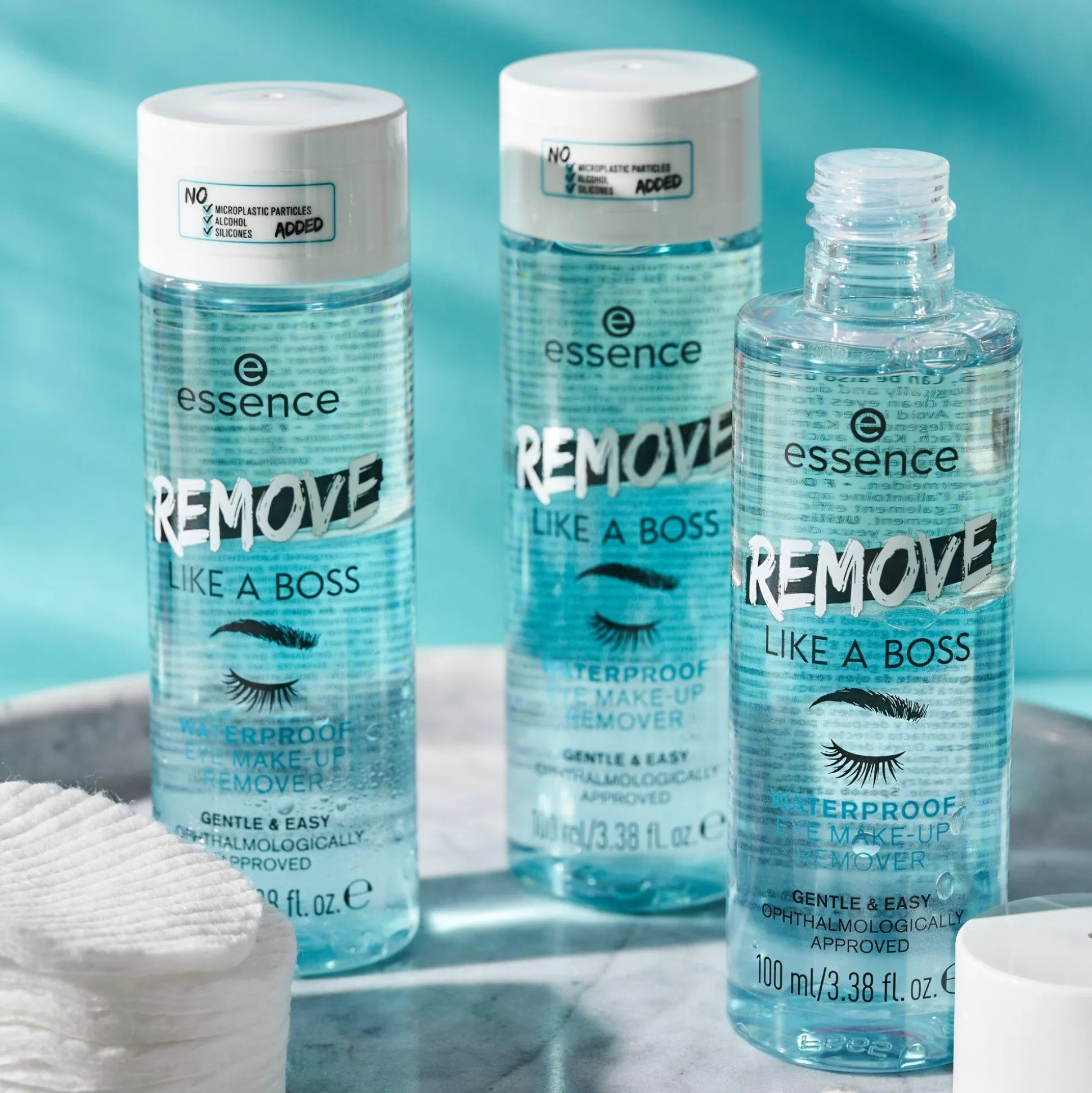 essence Accessories>REMOVE LIKE A BOSS WATERPROOF EYE MAKE-UP REMOVER
