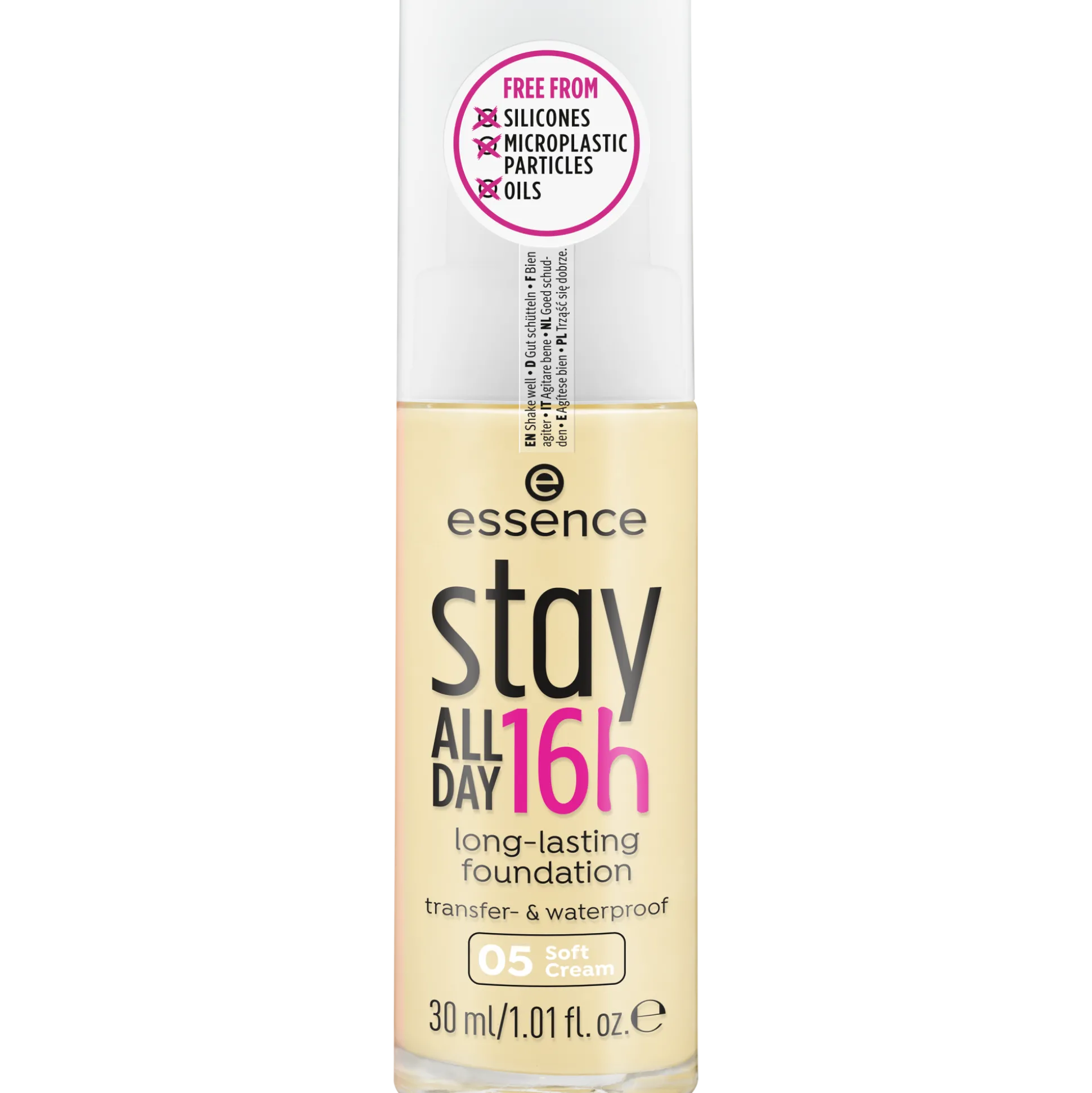 essence Foundation>stay ALL DAY 16h long-lasting Foundation 05 - Soft Cream