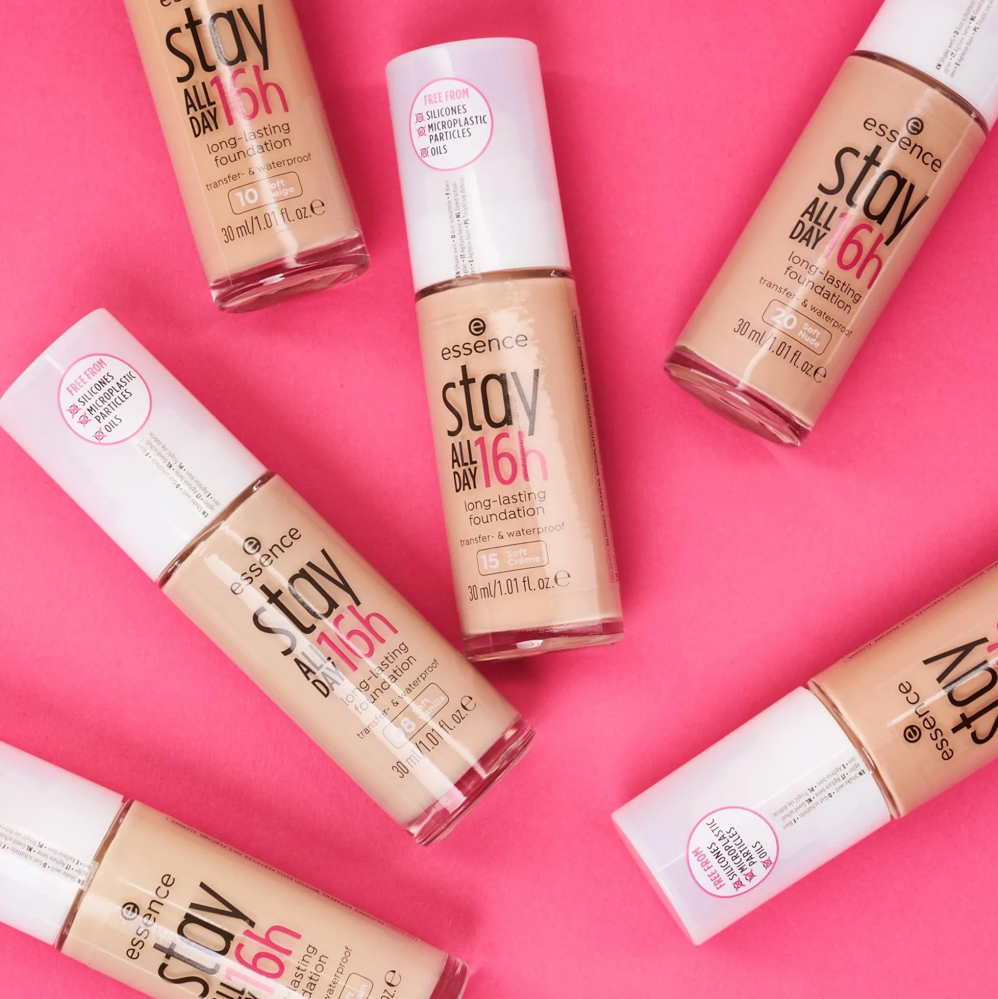 essence Foundation>stay ALL DAY 16h long-lasting Foundation 10 - Soft Beige
