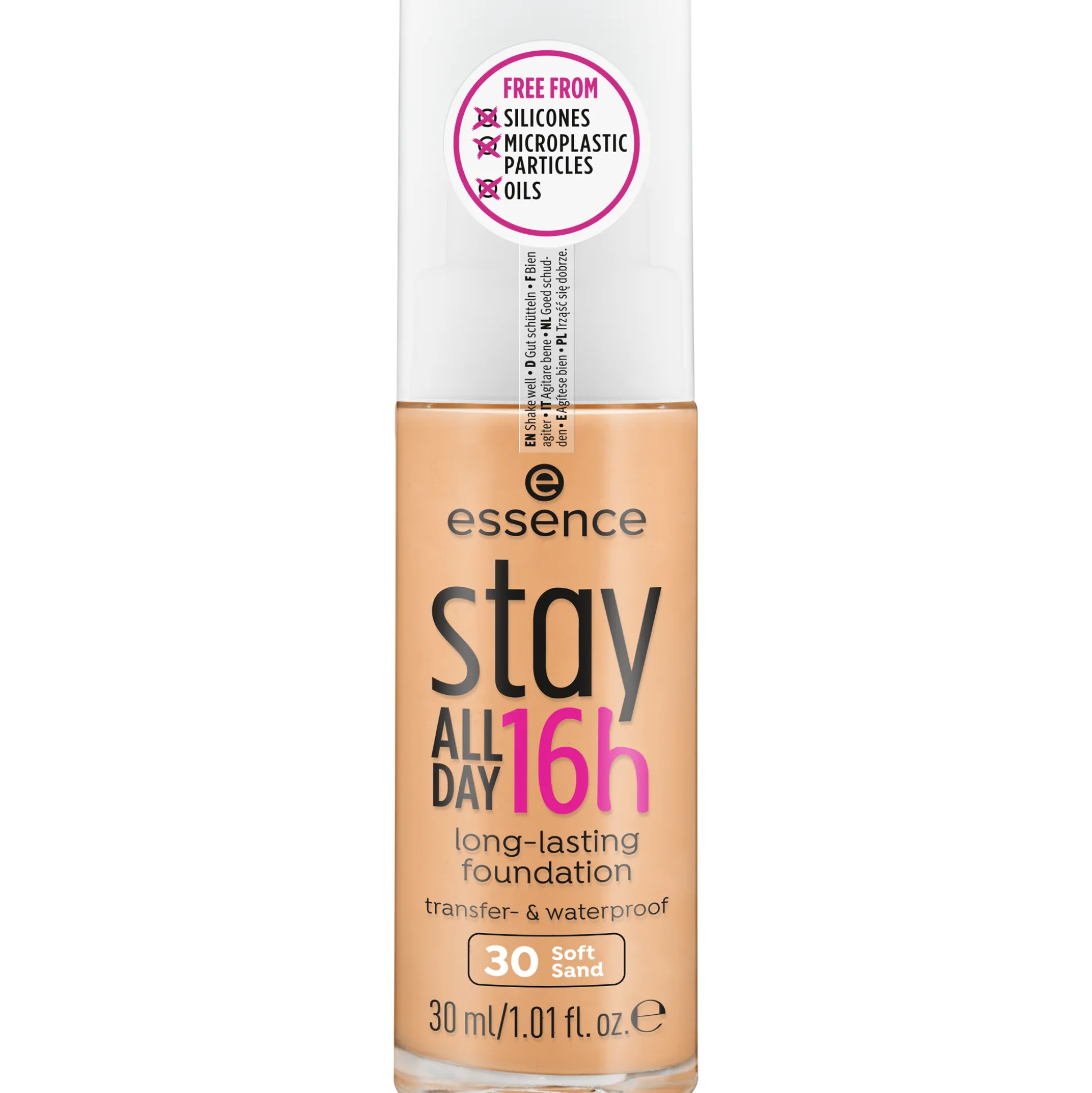 essence Foundation>stay ALL DAY 16h long-lasting Foundation 30 - Soft Sand
