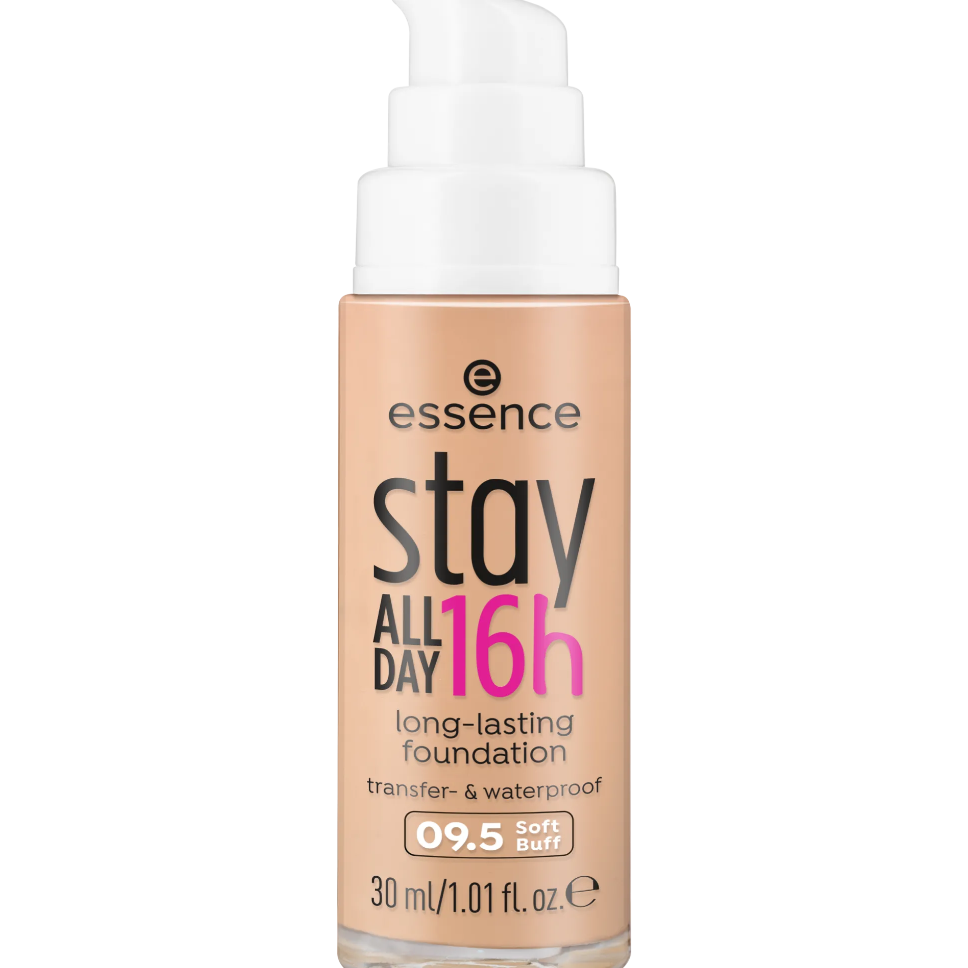 essence Foundation>stay ALL DAY 16h long-lasting Foundation 09.5 - Soft Buff