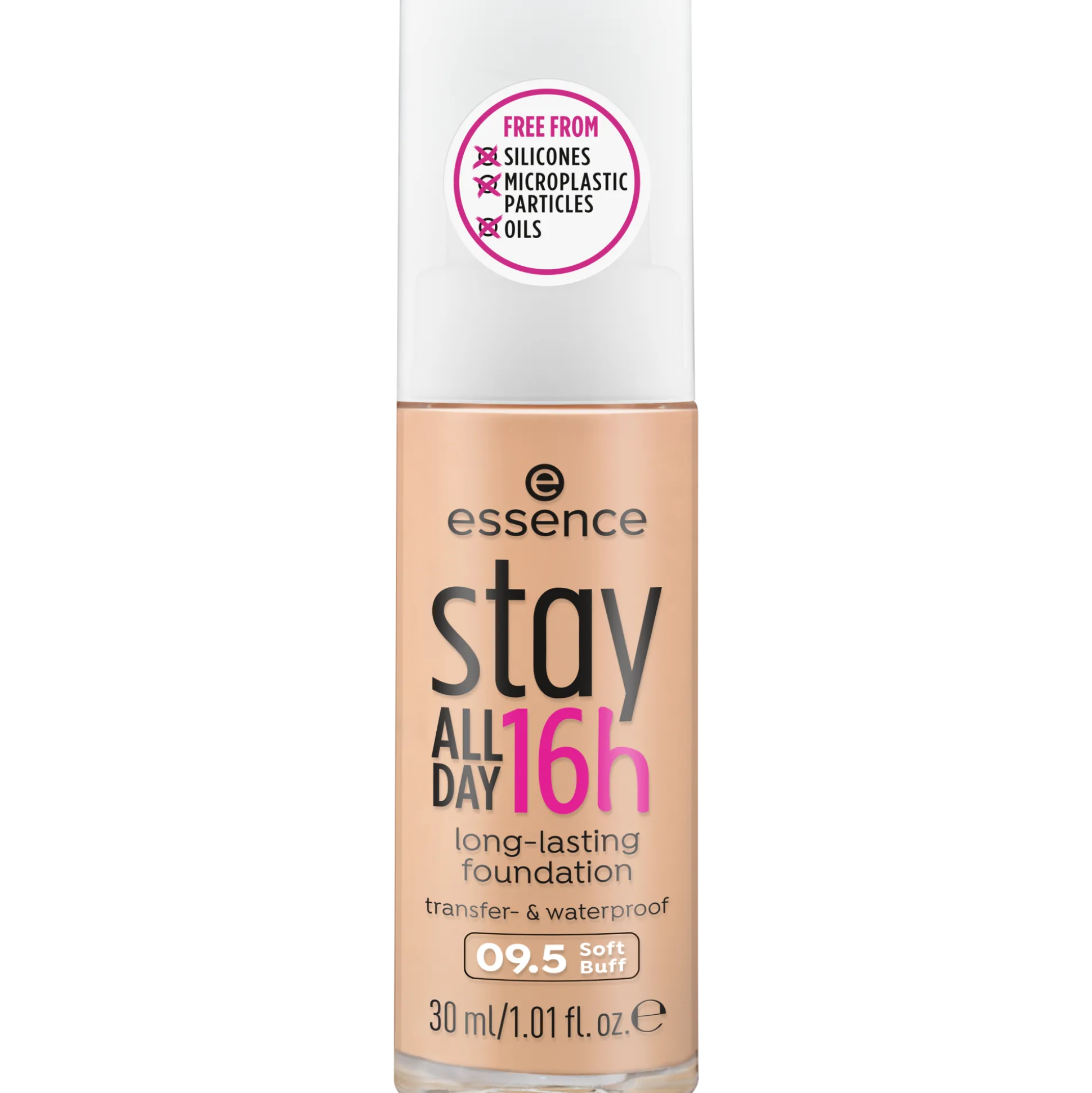 essence Foundation>stay ALL DAY 16h long-lasting Foundation 09.5 - Soft Buff
