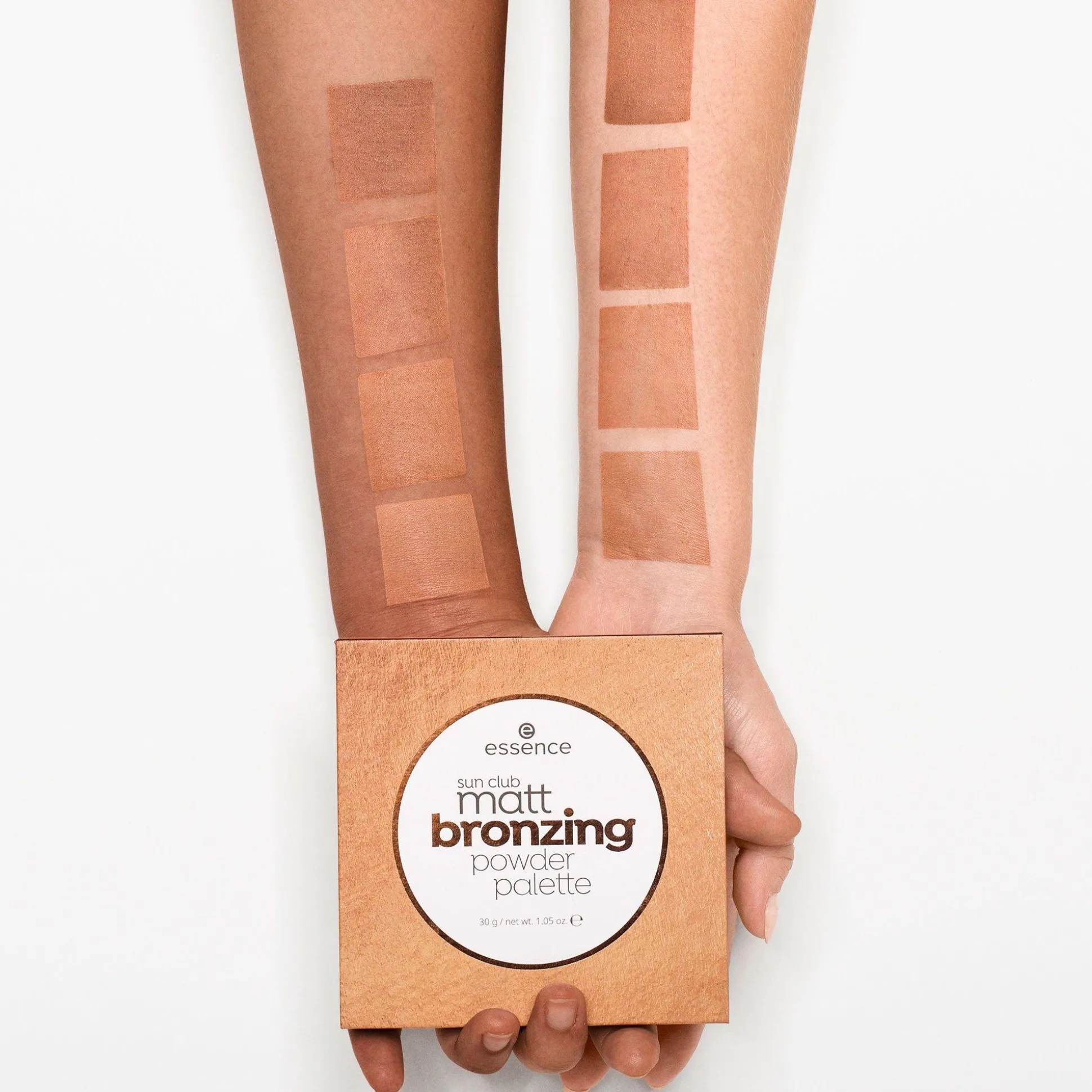 essence Contouring & Bronzer>sun club matt bronzing powder palette