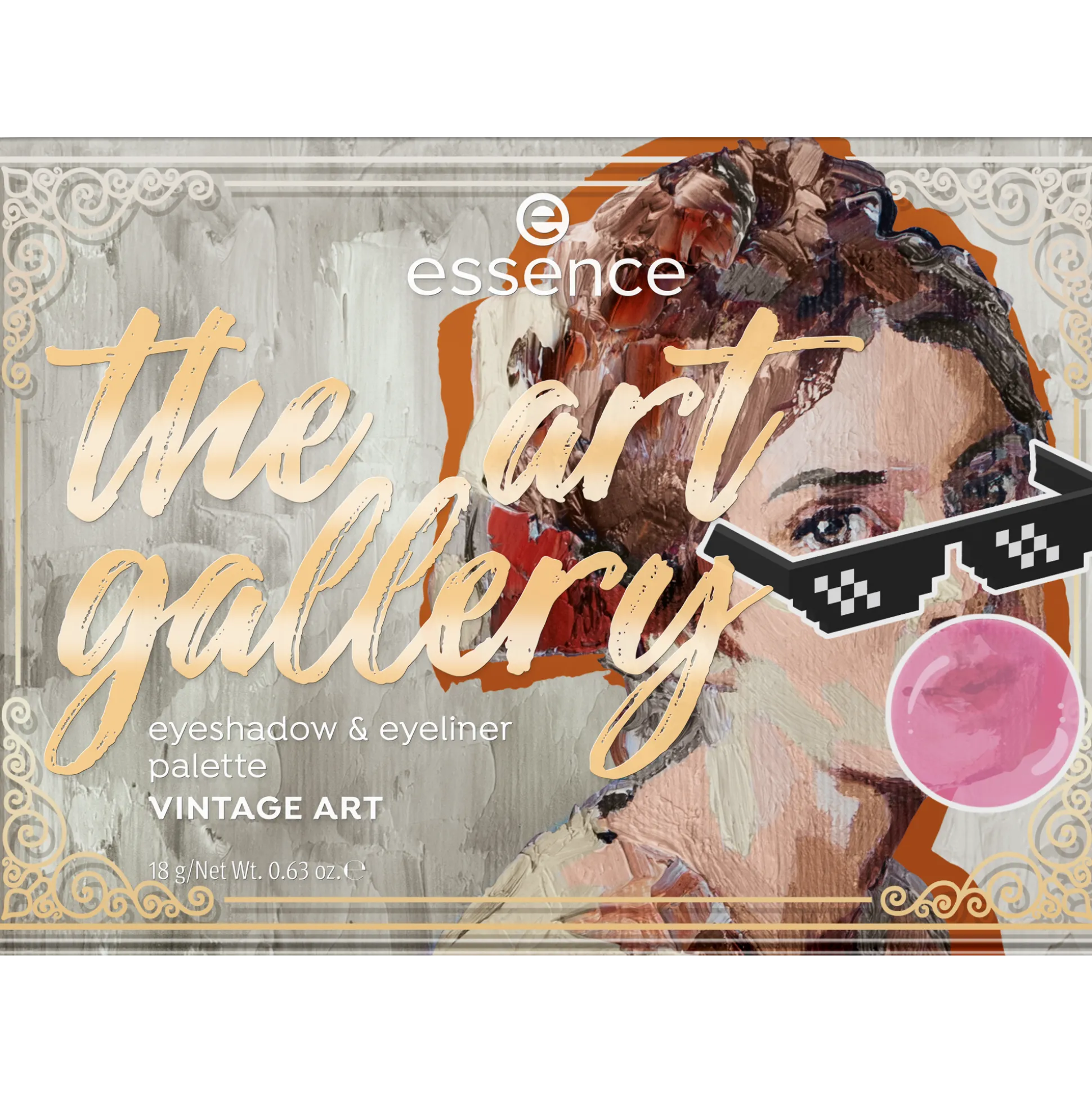 essence Lidschatten>the Art Gallery eyeshadow & eyeliner palette 01 - Vintage Art