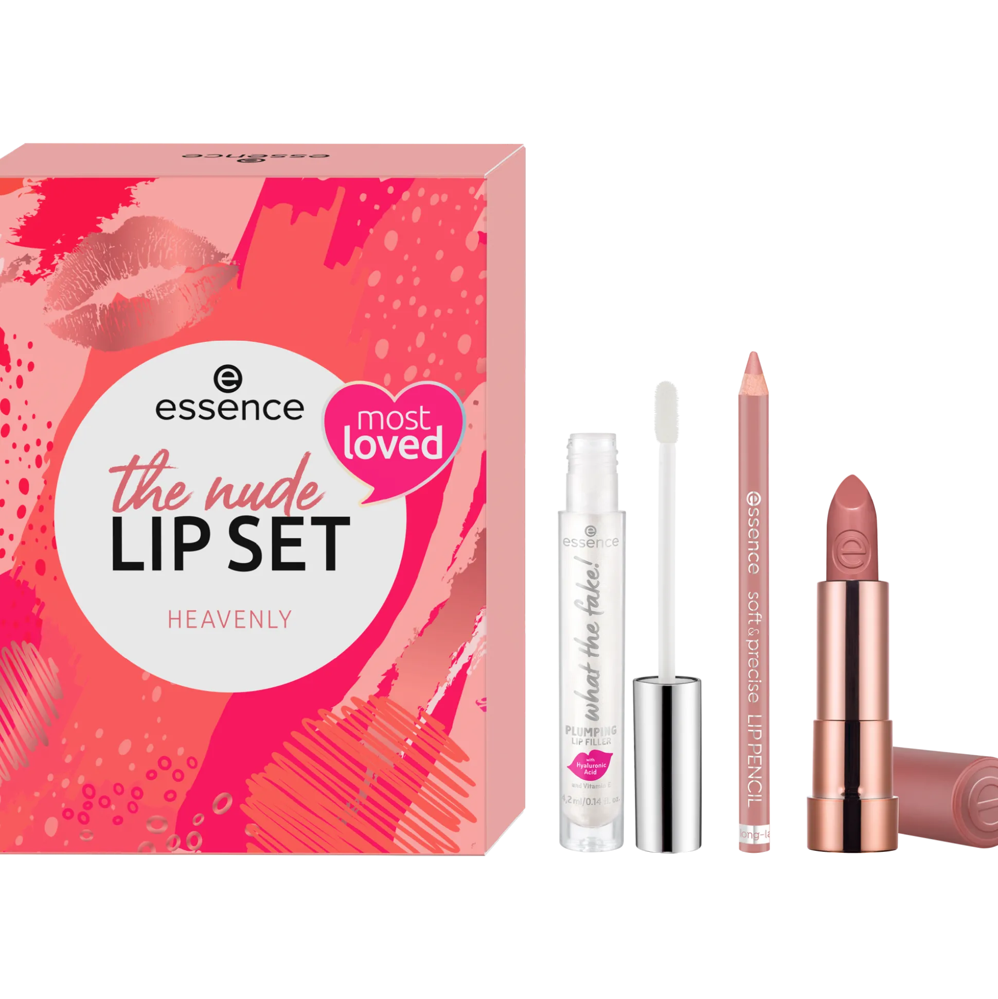 essence Lippenstift>the nude lip set heavenly