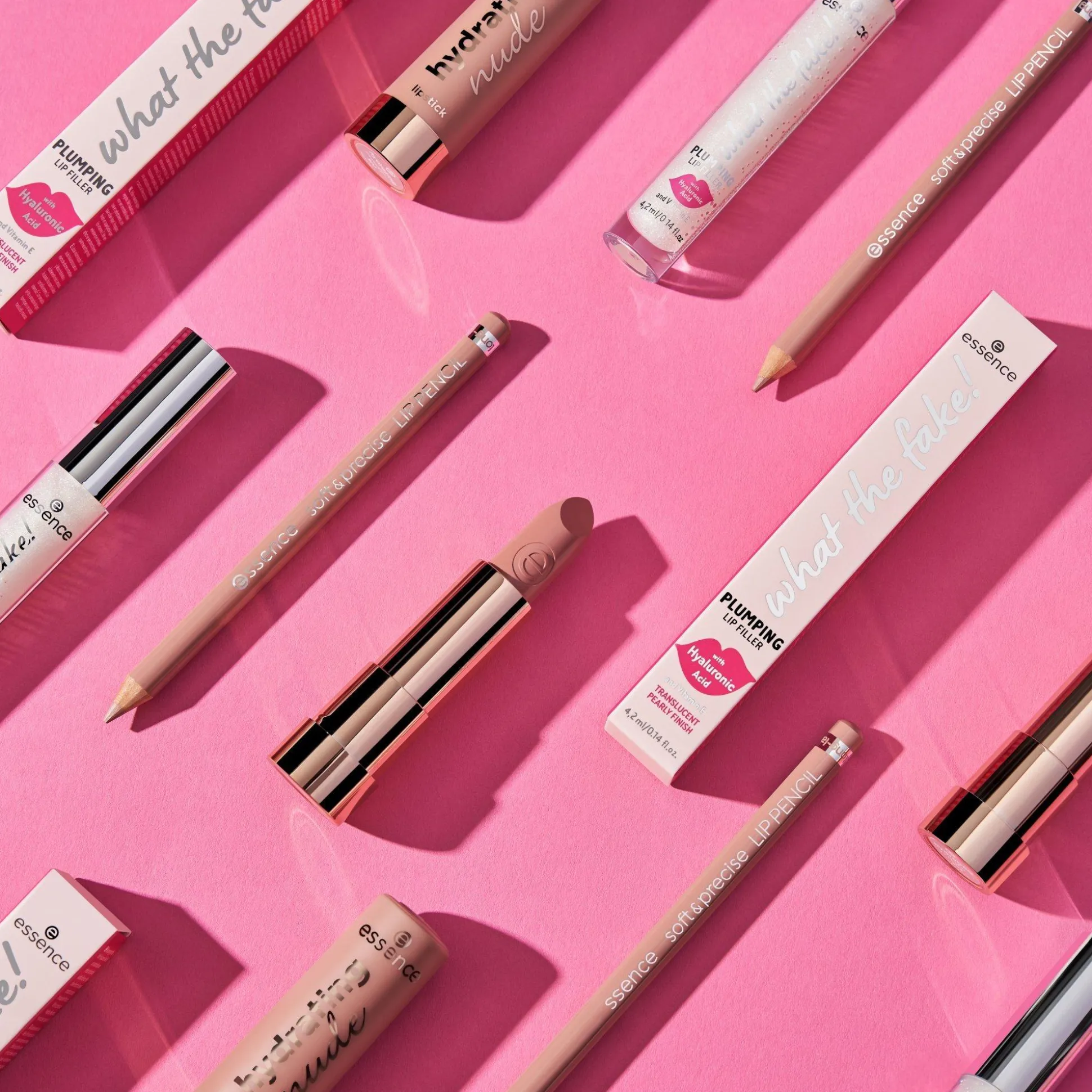 essence Lippenstift>the nude lip set heavenly
