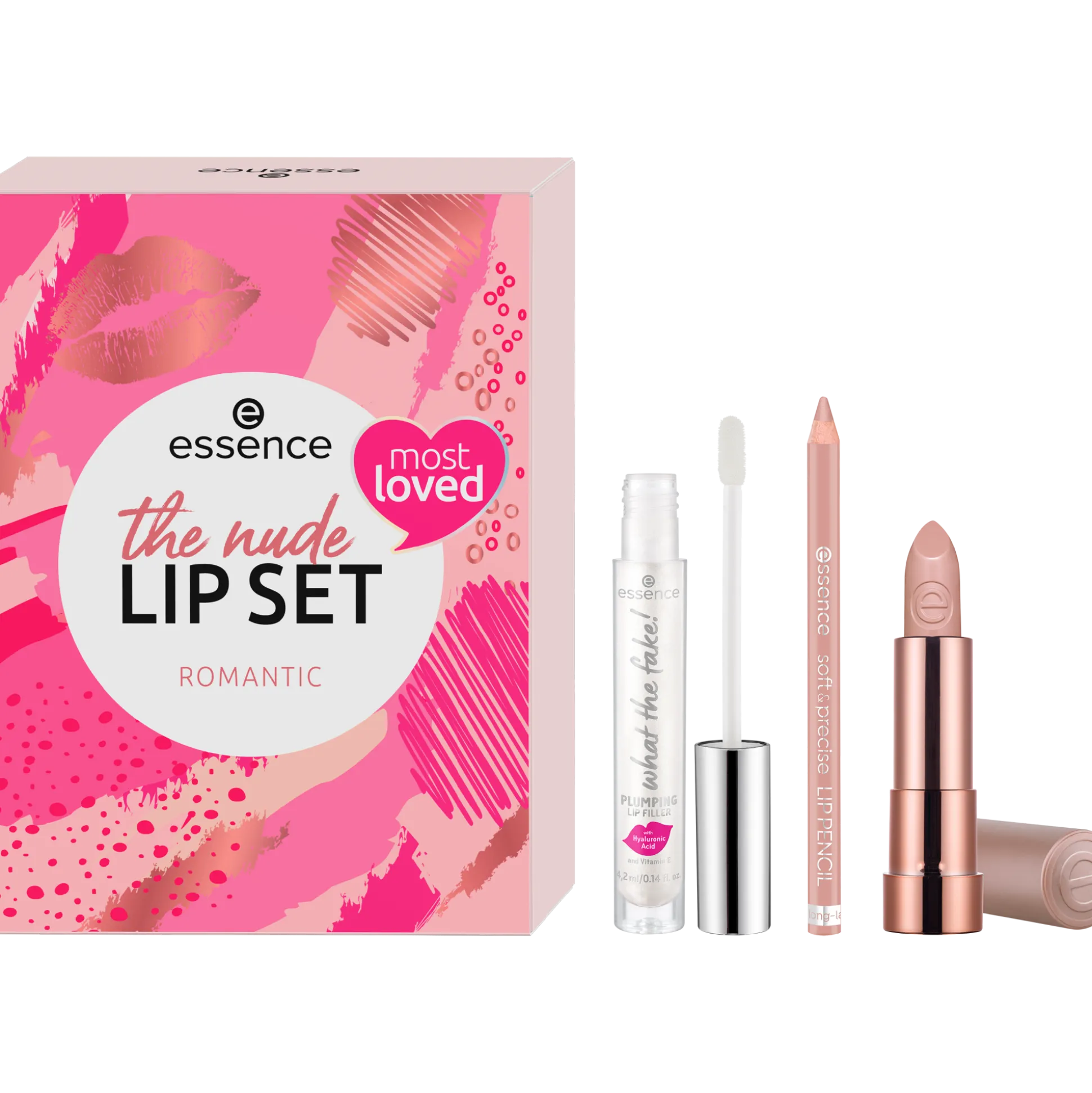 essence Lippenstift>the nude lip set romantic