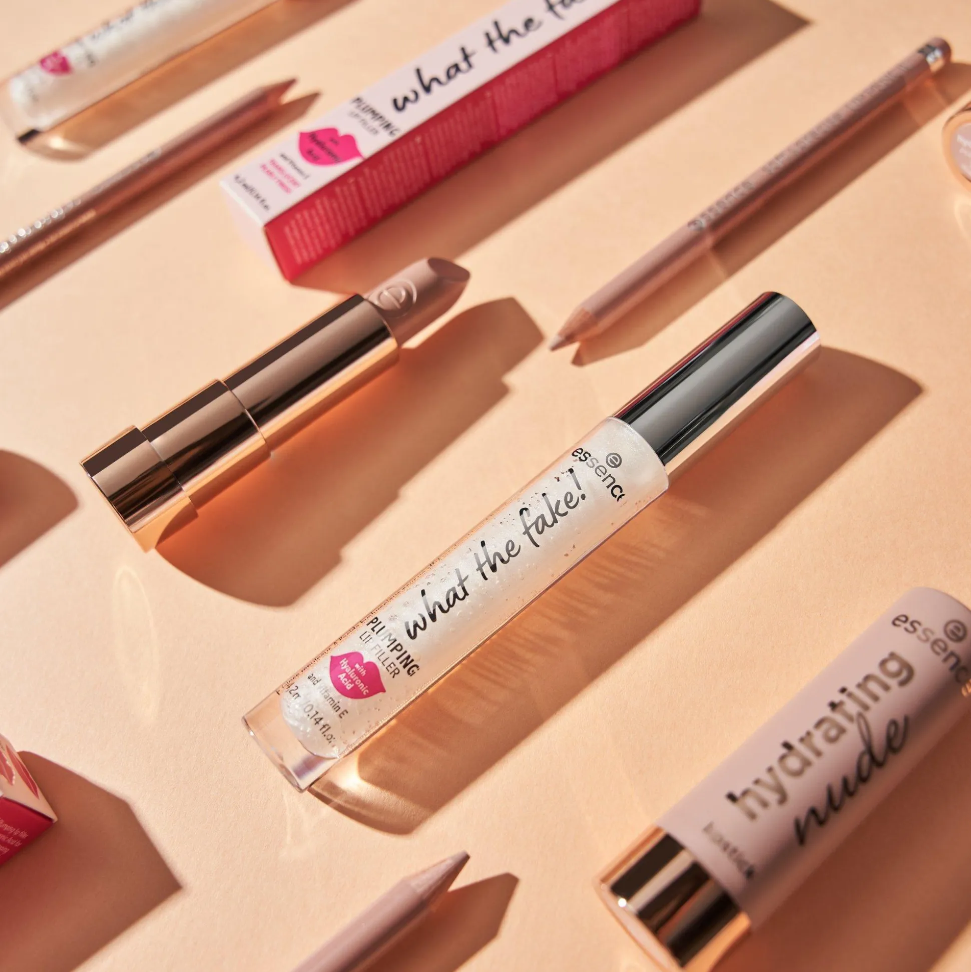 essence Lippenstift>the nude lip set romantic