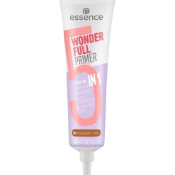 essence Primer & Fixingsprays>WONDER FULL PRIMER 5 IN 1 20 - medium-dark