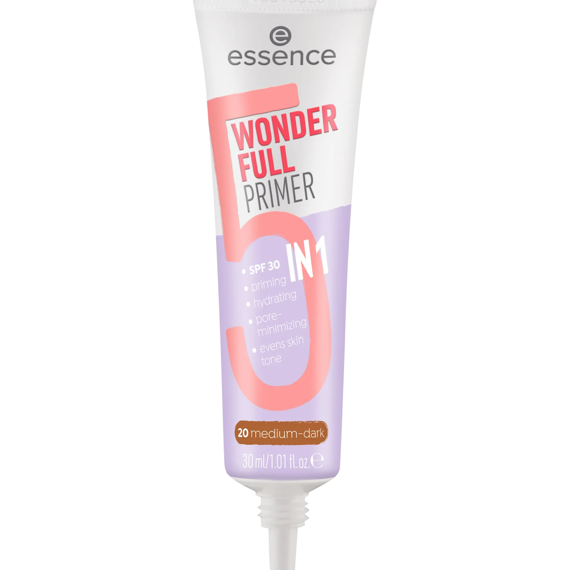 essence Primer & Fixingsprays>WONDER FULL PRIMER 5 IN 1 20 - medium-dark