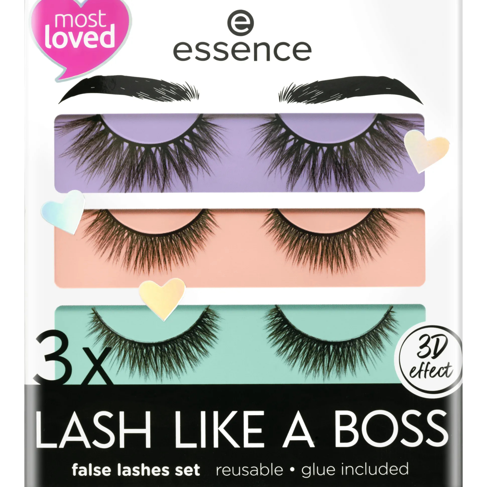 essence Falsche Wimpern>3x LASH LIKE A BOSS false lashes set 01 - My most loved lashes