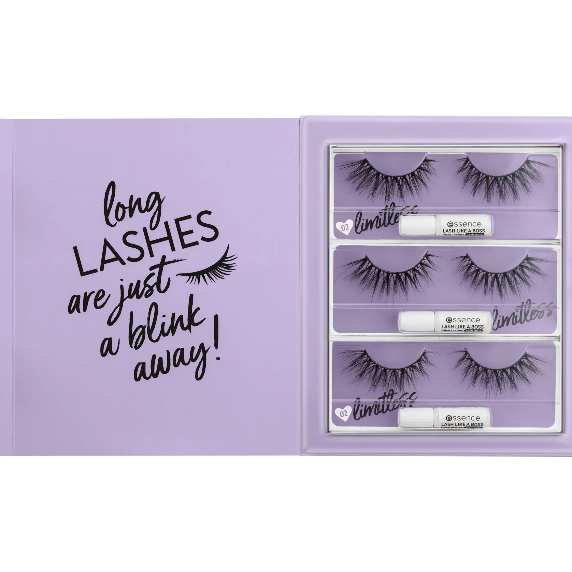 essence Falsche Wimpern>3x LASH LIKE A BOSS false lashes set 02 - My lashes are Limitless