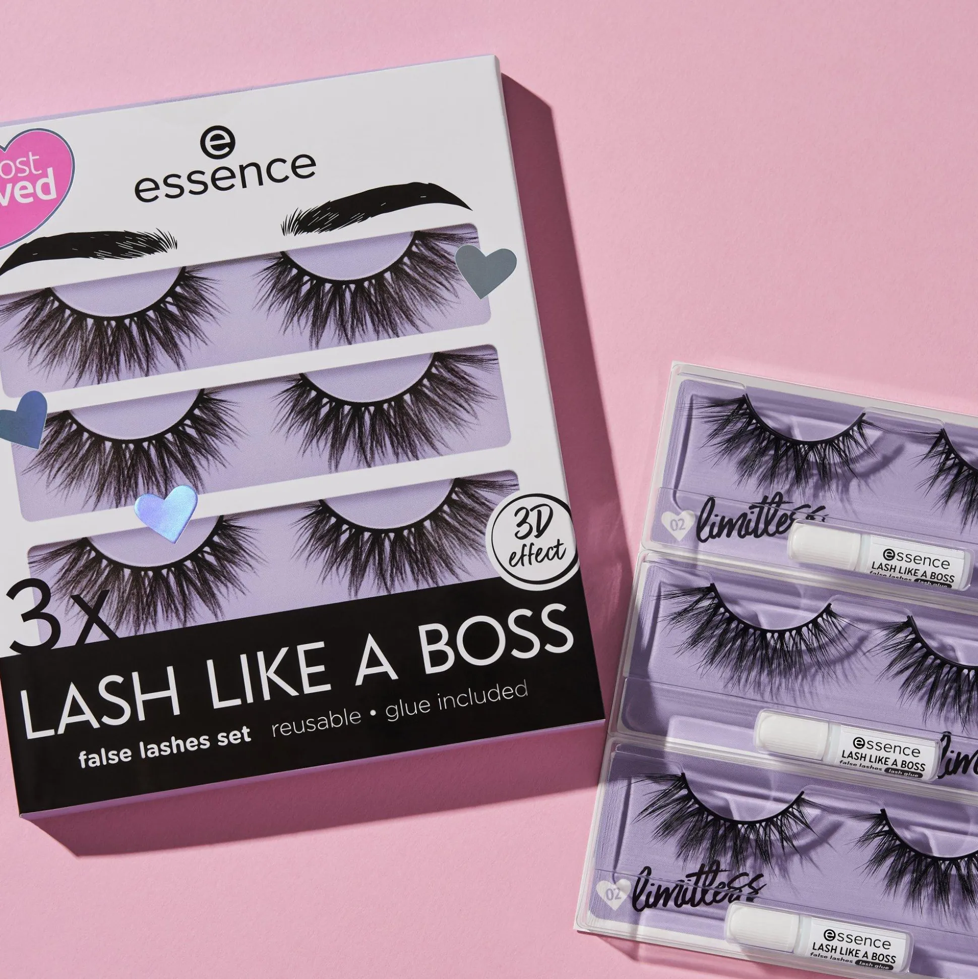essence Falsche Wimpern>3x LASH LIKE A BOSS false lashes set 02 - My lashes are Limitless